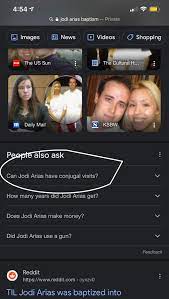 Looked up Jodi Arias baptism photo cause I was reading into the case and  saw this as one of the recommended questions about her… humans are strange  (I posted this in truecrime