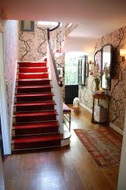 Create a special stair runner to match your decor!. 35 Cool Stair Carpet Runners To Make Your Life Safer Shelterness Traditional Staircase Eclectic Wallpaper Hallway Colours