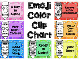 Crayon Emoji Color Clip Chart
