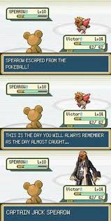 Captain Jack Sparrow Pokemon Funny Pokemon Pokemon Pictures