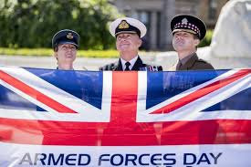 Armed forces day has been marked by the princess royal and around 100 service personnel. Is6k4t4a3alljm