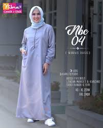 Dari kalangan remaja muda lebih menyukai busana muslimah terutama untuk remaja putri. Baju Nibras Anak Remaja Gamis Chic