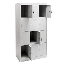 Bei ebay finden sie eine vielfältige auswahl von schränken, spinden und weiteren sonstigen betriebsausstattungen. Schliessfachschrank Stahlschrank Umkleideschrank Spind Schrank 12 Facher Grau Detec Handel De