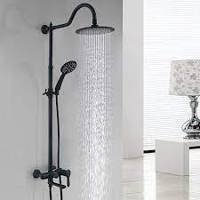 2020 popular shower bath fixtures trends in home improvement, home & garden, lights & lighting, home discover over 180 of our best selection of shower bath fixtures on aliexpress.com with. Shower System Set Rainfall Matte Black Shower System Ceramic Valve Bath Shower Mixer Taps Brass Single Handle Two Holes 2021 Us 374 99 Black Shower Shower Systems Shower Mixer Taps