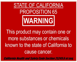 Here's why the state puts warnings on more than 1,000 foods, places, and chemicals. Arsenic And Old Law Regulation Litigation And California S Proposition 65 Problem American Legislative Exchange Council