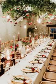 Simple wedding table decorations can make just as much of a statement. 79 Christmas Wedding Ideas Christmas Wedding Wedding Winter Wedding