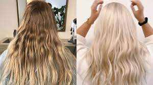 White hair generally requires multiple times of bleaching and toning to get it and for this reason, it's not a good option if you hair is already damaged. White Blonde Hair 8 Things I Wish I Knew Before Bleaching Glamour