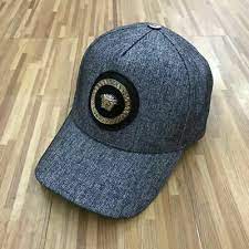 Sponsored Ebay New Versace Logo Baseball Hat Adjustable Cap Gray For Men Or Women Versace Logo Baseball Hats Fitted Hats Men