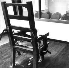 Florida Memory • Electric chair at Florida State Prison prior to Ted  Bundy's execution - Starke, Florida