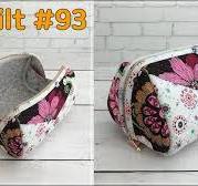 퀼트 No.093 빅파우치(Big pouch), 퀼트파우치, 파우치만들기, How to make