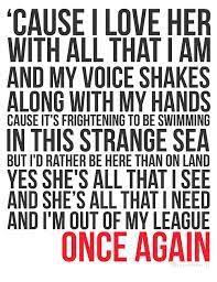Out Of My League Fitz And The Tantrums Lyrics Fitz And The Tantrums Out Of My League Inspirational Lyrics Vows Quotes Music Quotes Lyrics