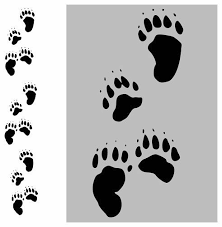 Daily Limit Exceeded Bear Paw Print Bear Tracks Paw Print Decal