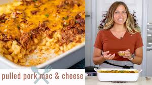 I pretty much made it exactly as written, except that i bought new ham instead of using leftovers, and i shredded my own cheddar from a large block. Pulled Pork Mac And Cheese Recipe Tastes Of Lizzy T