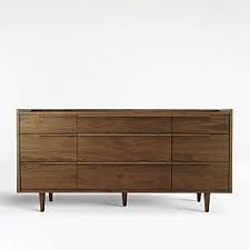 Large drawers with metal handles offer plenty of space for storing shirts, socks, sweaters, tie, and jeans, while the chest's top surface provides a perfect platform for framed photos or a stylish lamp. Dressers Chest Of Drawers Bedroom Storage Crate And Barrel