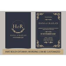 Diharap video ini sedikit sebanyak dapat membantu rakan2 dalam design kad kahwin menggunakan photoshop. Design L Kad Kahwin Wedding Enggagement Birthday Card Digital Bajet Shopee Malaysia