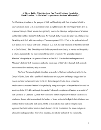 A Bigger Table: What Abraham Can Teach Us About Hospitality