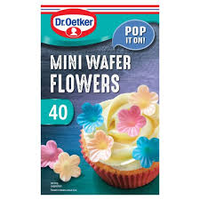 Apr 17, 2019 · the inspiration for this cake came from one of my favorite flowers, the sunflower. Dr Oetker Wafer Flowers 40 S Tesco Groceries