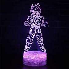 Lampe 3d dragon ball z. Lampe 3d Dragon Ball Sangoku Transformation Ssj