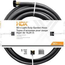 Category lawn & garden(17) home improvement(5) home(3) office supplies(3) tools(3). Hdx 1 2 Inch X 50 Ft Light Duty Garden Hose The Home Depot Canada