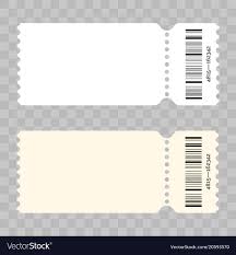 Download Ticket Template Modern Trendy Blank Design Vector Admit Ticket With Barcode For Cinema Movie Music Conce Ticket Design Template Ticket Template Ticket Design