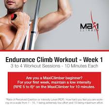 Endurance Climb Workout Pump Up Your Maxiclimber Sessions
