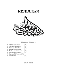 Berdasarkan waktu penggunaannya, fi'il atau kata kerja dapat digolongkan menjadi 3 bagian. Doc Makalah Agama Islam Tentang Kejujuran Nadia Armelia Amanda Academia Edu