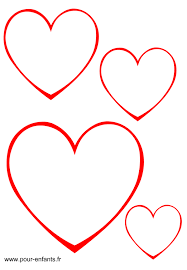 Dessin De Coeur A Decouper Dessin De Coeur Coloriage Coeur Dessin Coeur