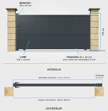 Poids portail coulissant aluminium 4m. Portail Aluminium Coulissant Gris 7016 Promotion Cl07 Portail Aluminium Coulissant