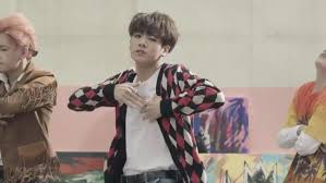 She does everything for him. The Vest To Black Diamond Red And White Jeon Jungkook In The Clip Fire Bts Spotern