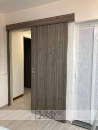 Mirrored sliding wardrobe doors reflect light in an area to give a more spacious and bright feel, or choose a traditional panelled design for a more classic look. American Oak Sliding Bedroom Door For Hdb And Condo Laminate Door
