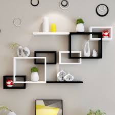 Creative Wall Hanging Wooden Shelf In 2020 Wall Hanging Living Room Wall Shelves Living Room Shelf Decor Living Room