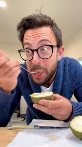 first time trying a cherimoya