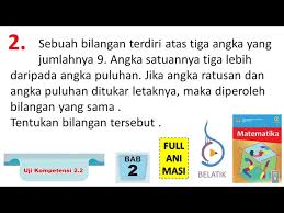 Uji kompetensi bab 2 1. Soal Uji Kompetensi 9 Sistem Persamaan Linier Dua Variable Jawabanku Id