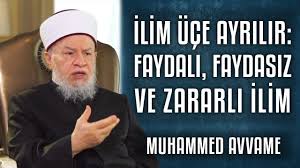 Ilim Uc Kisimdir Faydali Faydasiz Ve Zararli Ilim Muhammed Avvame Kis