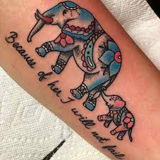 Mother Daughter Matching Elephant Tattoos Best Matching Mother Daughter Tattoos Cute Mother Daughter T Tattoos For Daughters Mother Tattoos Elephant Tattoos