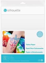 With just a few materials—including special decal paper, a pair of scissors, your computer, and an inkjet printer—you can design, create. Amazon Com Silhouette America Temp Tattoo Paper 8 5x11 Inches Basic Arts Crafts Sewing