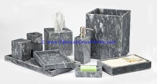 Jar (5 x 31/2 dia ) 4. Marble Bathroom Accessories Set Gray Tumbler From Pakistan Stonecontact Com