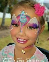 Unicorn Maquillage Licorne Maquillage Enfant Peinture De Visage