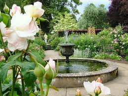 Rose Garden At Newby Hall Garden Stand Water Features In The Garden Garden