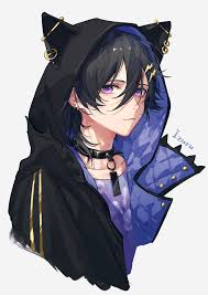 Twitter Wolf Boy Anime Anime Drawings Boy Anime Cat Boy