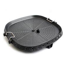 Grilling indoors is a great way to get the most out of your meals. Korean Bbq Grill Ribs Pork Belly Grill Pan Square 32cm Korea