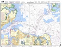 Noaa Nautical Chart 12222 Chesapeake Bay Cape Charles To