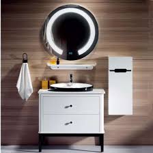 Installing bathroom floor planks under your vanity provides the ideal appearance. Fashion Furniture Floor Mounting Pvc Bathroom Vanity With Intelligent Mirror China Bathroom Cabinet Bathroom Furniture Made In China Com