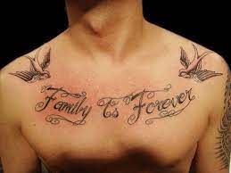 Family Is Forever Lettering Tattoo Family Tattoos For Men Family Tattoos Tattoo Lettering