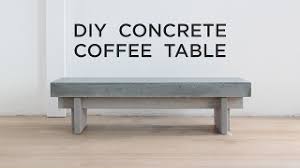 I bought a laminate top coffee table with the black legs that i really wanted for $40 on craigslist. Diy Coffee Table With A Concrete Top Youtube