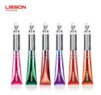 LISSON 15ml Cosmetic Vibration Massage Eye Cream Tube Eye Serum Squeeze  Tube Packaging With Metal Zinc Alloy Applicator