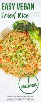 Easy Vegan Fried Rice Recipe Vegan Fries Vegan Fried Rice Vegan Dinners