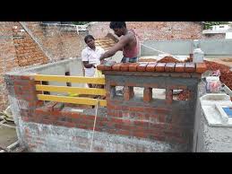Amazing Idea In Do Creative New Elevation Extra Brick Design On Wall Rendering Sand And Cement Youtube Brick Design House Front Wall Design Cement Design