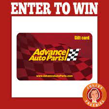 Fri, aug 6, 2021, 4:00pm edt Win A 500 Advance Auto Parts Gift Card Julie S Freebies