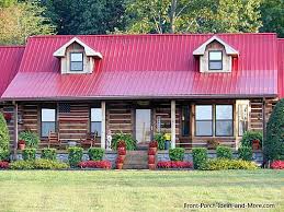 Red Roof On Pinterest Metal Roof Houses Storybook Cottage And Red Roof House Cabin Porches Cabins And Cottages